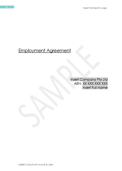 Part-time Award-Covered Employment Contract